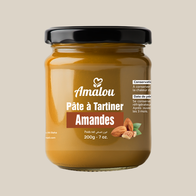 Pâte à Tartiner Amandes – L’Authentique (200g)