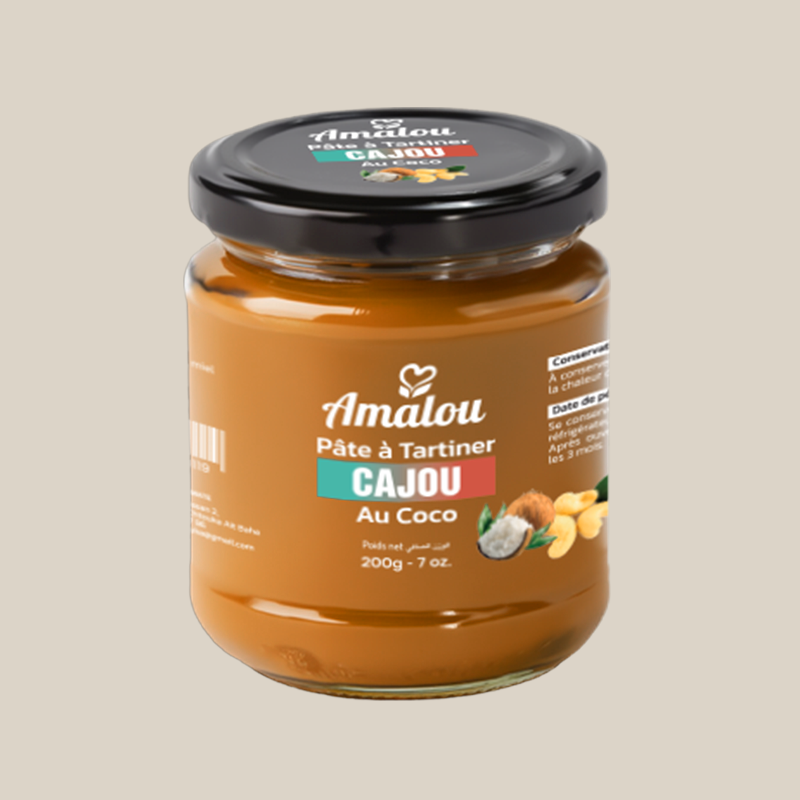 Pâte à Tartiner Cajou au Coco – L’Onctueuse (200g)